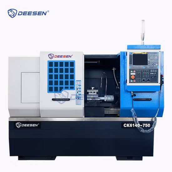精密金属 CNC 旋盤機 Ck6140 水平フラットベッド CNC 旋盤
